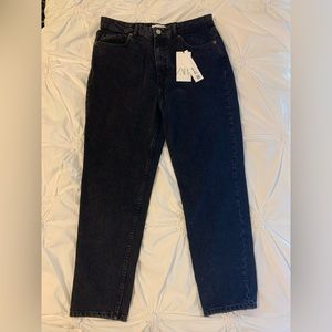 NWT Zara High-Rise “Mom-Fit” Jeans